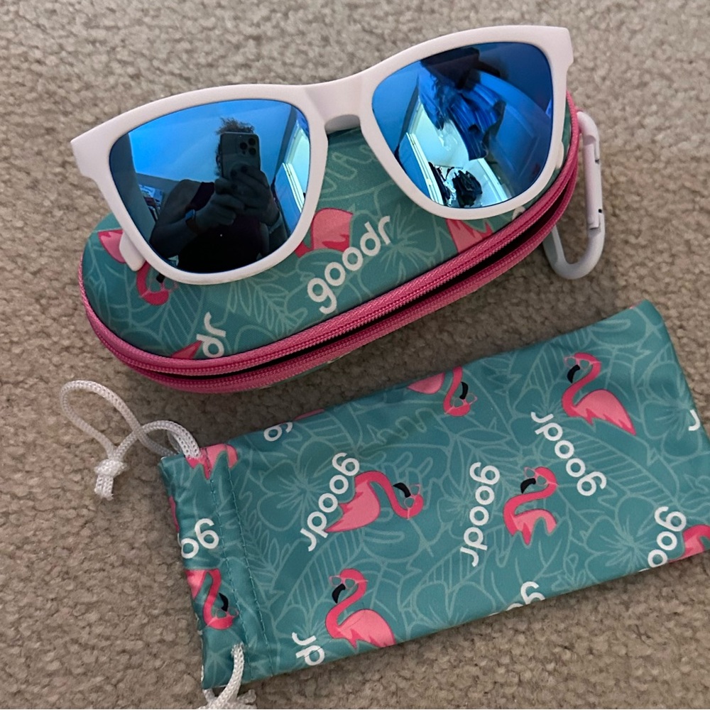 Goodr White Sunglasses Iced by Yetis